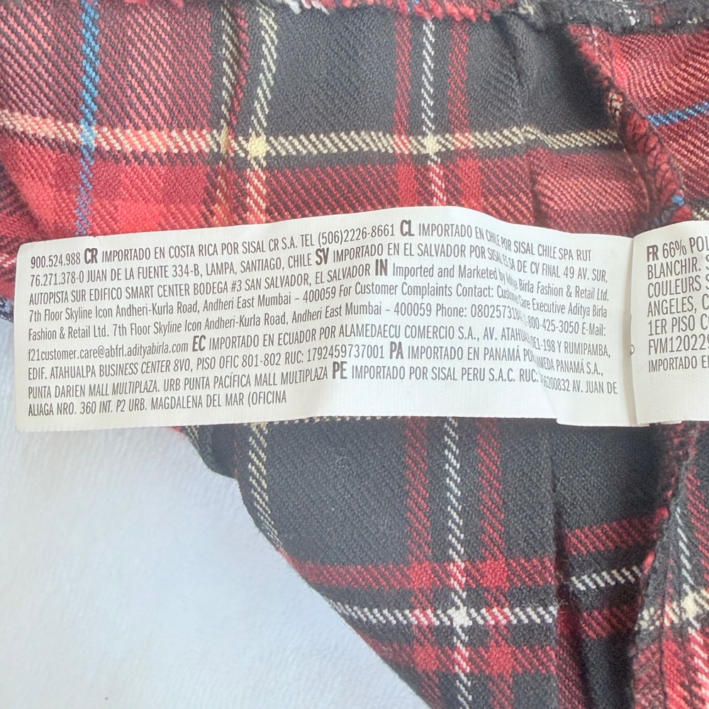 Hello Kitty x Forever 21 Plaid Pleated Mini Skirt Large Y2K Sanriocore Aesthetic - Picture 7 of 10